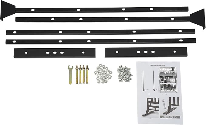 75" H×35" W Decorative Outdoor Privacy Screen with Stand, Outdoor Decor Privacy Fence Screen Metal Fence Panels, Free Standing Metal Divider for Patio Lawn Deck (Black-Small Plum Blossom)
