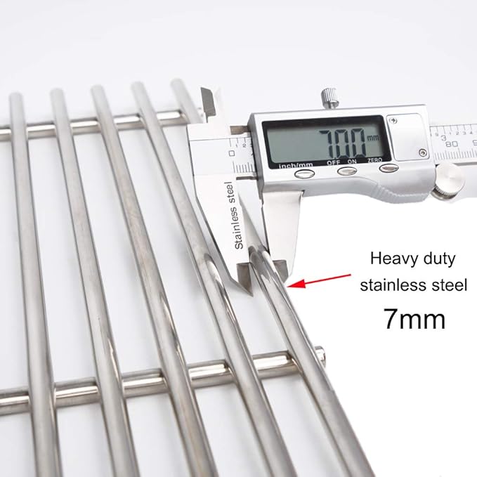 S5492A(2-Pack) 23.25 inch Stainless Steel Wire Cooking Grid Grates Replacement for Viking VGBQ 30 in T Series, VGBQ 41 in T Series, VGBQ 53 in T Series