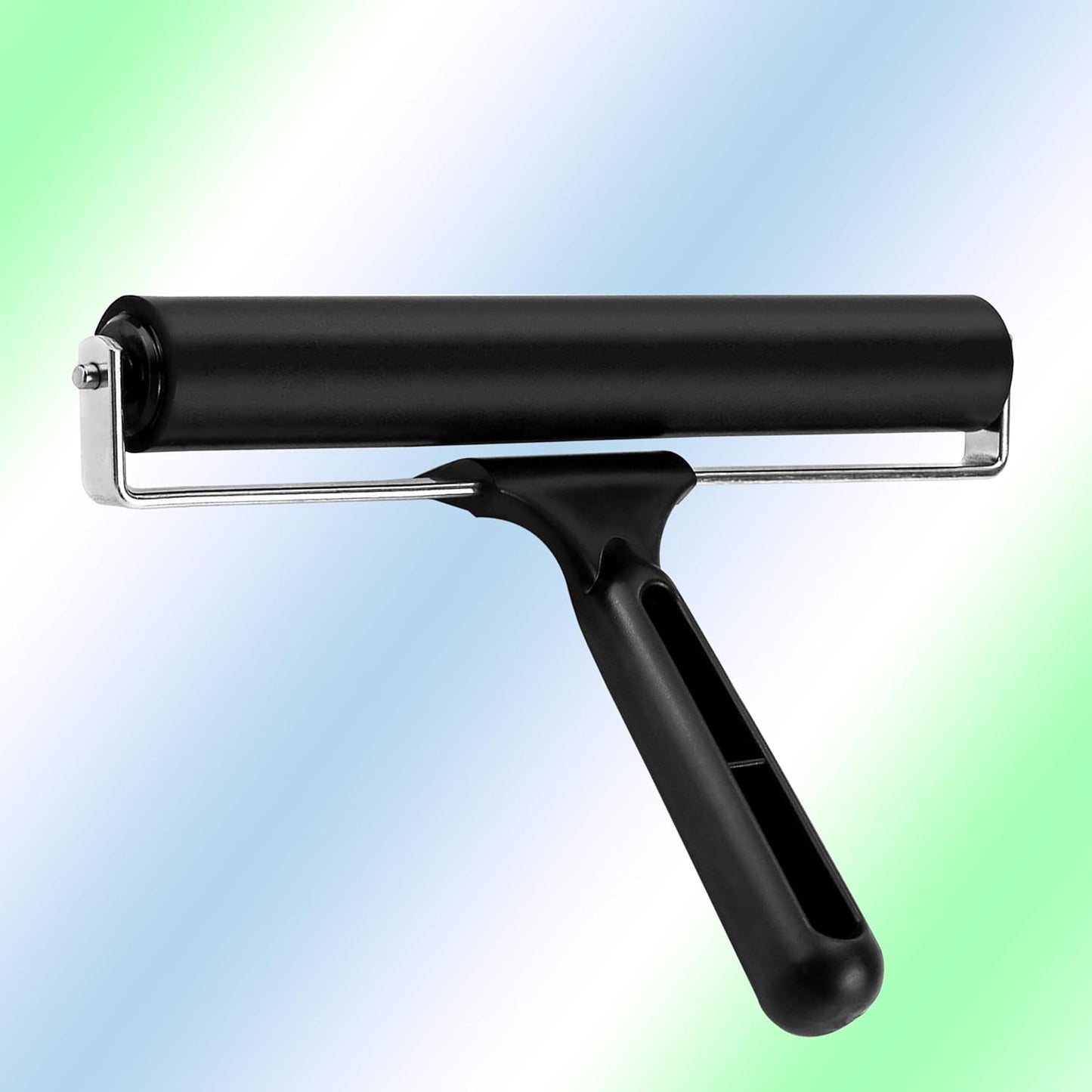 Printmaking Brayers，Rubber Roller, Brayer Ideal for Anti Skid Tape Construction Tools, Print, Ink and Stamping Tools,Crafting, Hard Rubber Roller Brayers, Vinyl Roller Ink Paint Brush (7.9in)