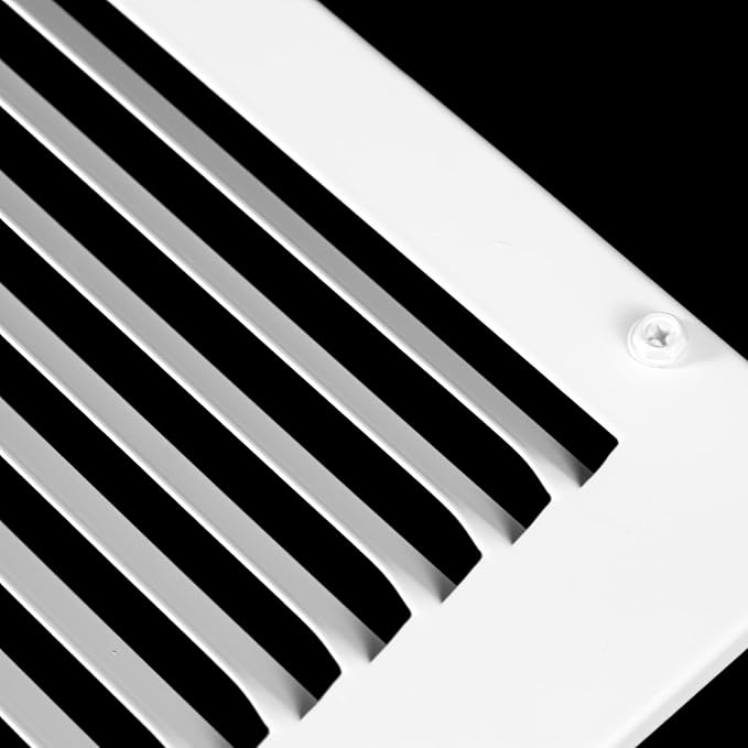 20x10 Return Air Grille (Duct Opening Size), Air Return Vent Cover, AC Vent Cover, Cold Air Return Vent Cover, Flat Return Air Grilles, Outer Dimensions:21.75"W x 11.75"H (20"W x 10"H, Duct Opening)