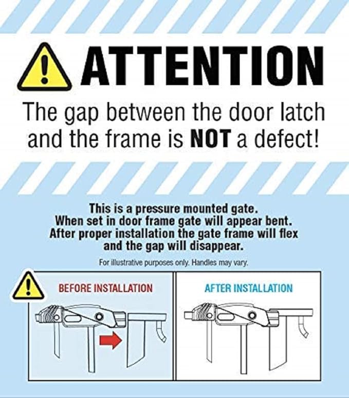 Regalo Safety 38.5 Inch Extra Wide Baby Gate for Doorways & Bottom of Stairs, Pressure Mount Safety Gate for Babies, Toddlers & Pets, Tested & Safe for 30 Years, American Designed, Family Owned