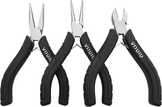 3-Piece Jewelry Pliers Set Jewelry Making Tools