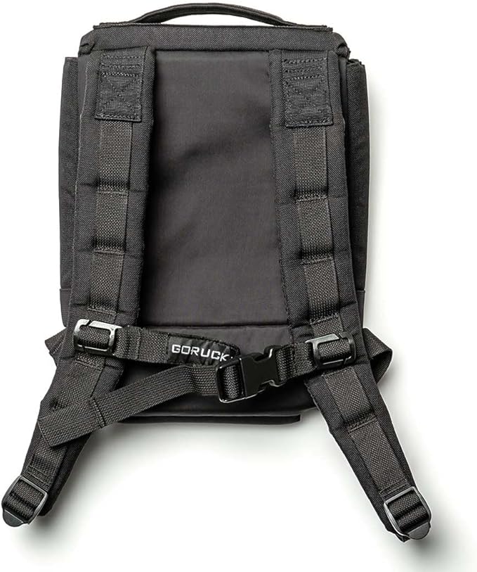 GORUCK Ruck Plate Carrier 3.0 - Streamlined Weighted Rucking Backpack w/Ergonomic Back Support & Extra Padded Straps - Compatible Ruck Plates, Black