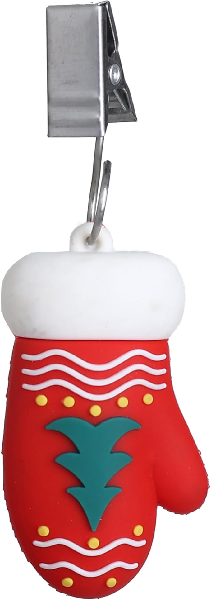TwoFish Home Set of 4 Xmas Glove Tablecloth Weight Clamps Xmas Glove Decoration Tablecloth Weight Clamps Pack of 4