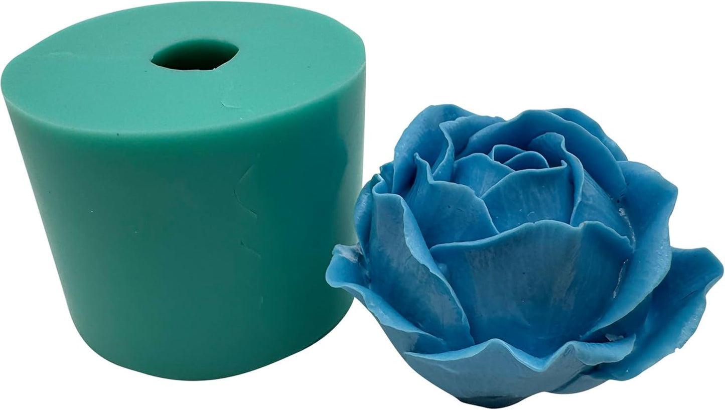 3D Rose Flower Soap Candle Wax Mold Resin Epoxy Decorated Craft Silicone Molds Chocolate Mousse Cake Mould