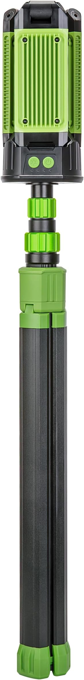 PowerSmith 4500 Lumen Rechargeable Cordless Work Light with Stand, LED Camping Light 72" Tall (PWLR045T)