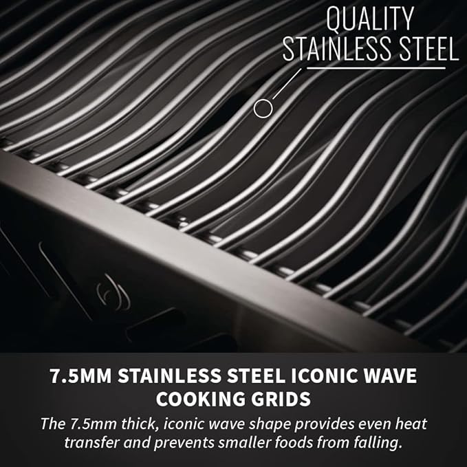 Napoleon P500RSIBNSS-3 Prestige 500 RSIB Natural Gas Grill, sq. in + Infrared Side and Rear Burner, Stainless Steel