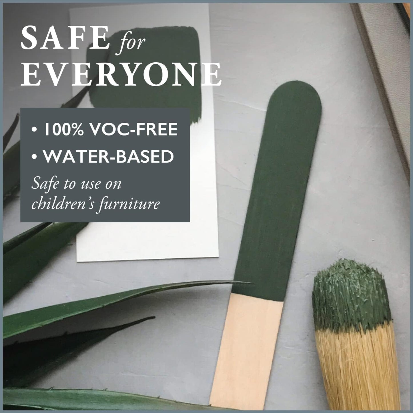 AMY HOWARD AT HOME Chalk-Based One Step Paint for Furniture, Cabinetry, Decor, Finish, and More | No Stripping, Sanding, or Priming | Dark Base | 16 Ounce | Cherbourg