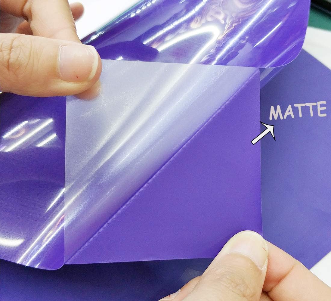 guangyintong Purple Matte HTV Vinyl Roll, 12" x 10ft, Heat Transfer for T-Shirts, All Cutter Machine Compatible, DIY Design, Sports Mesh, Cotton, Polyester, Fade Resistant