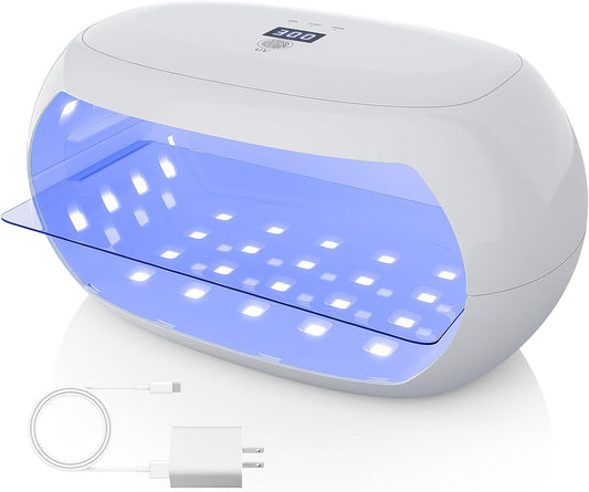 PUWANJILI UV Light for Resin,360° Ring Dual-Layer & Adjustable Time Setting (1/3/5min) UV Resin Light,56 LED High-Powered UV Lamp for Resin Curing,Fast Curing Lamp for Resin Molds,DIY Crafts Decor