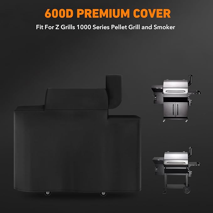 ZBXFCSH Heavy Duty Replacement Grill Cover Compatible with Z Grills 1000 Series 1000D/10002B Pellet Grill and Smoker