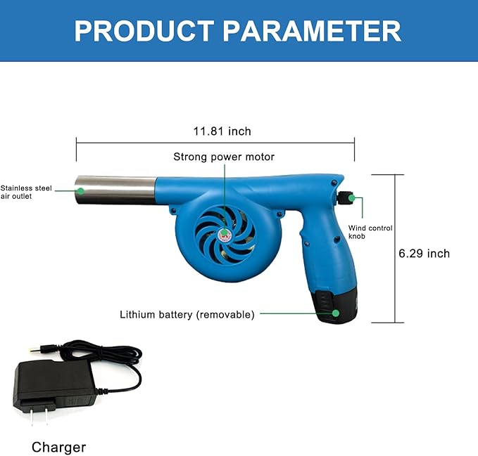 Electric Bellows, Battery Chrger and Battery