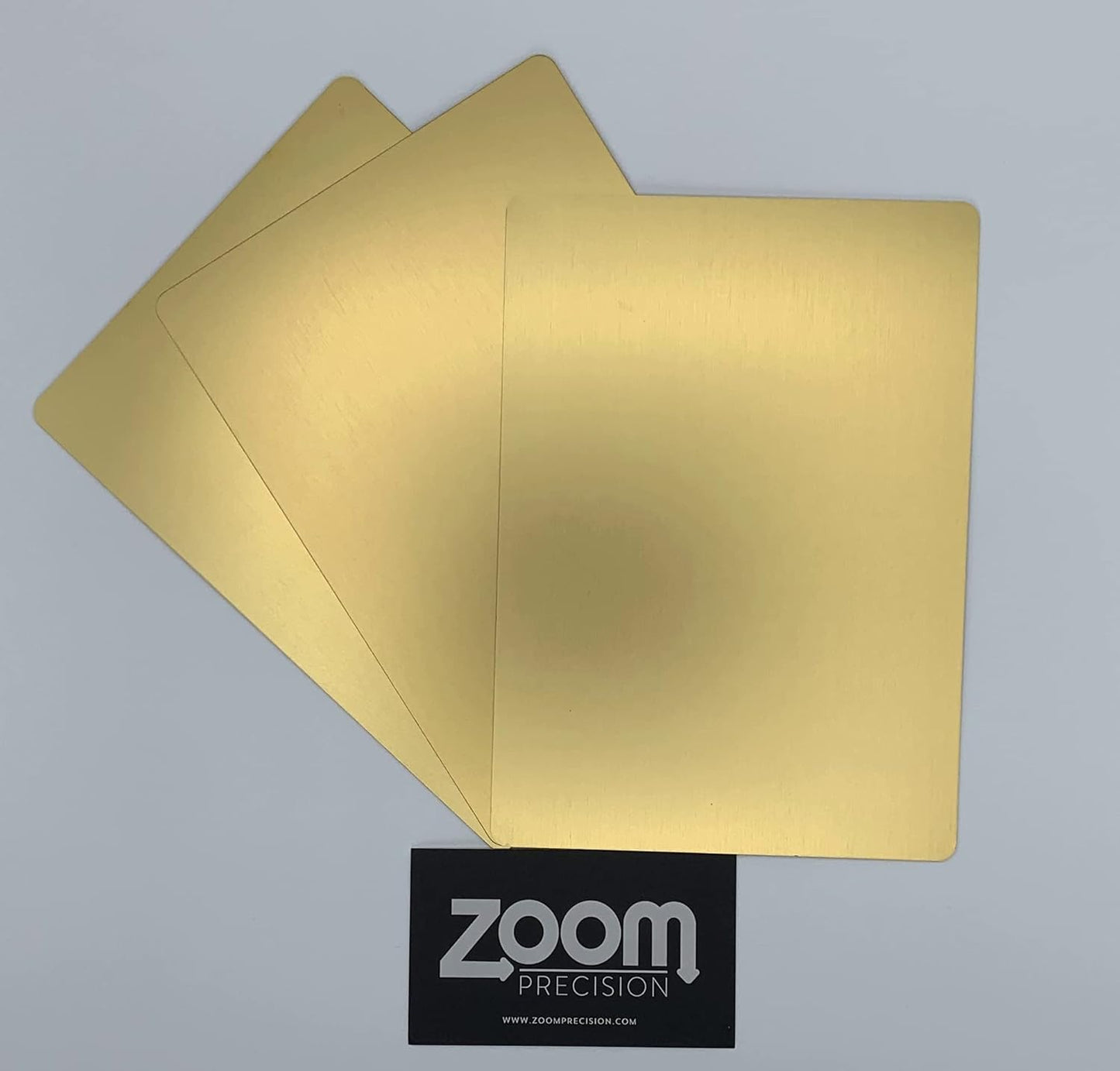 Zoom Precision Metal Engraving Sheets for Etching with Maker, Explore Air 2, Silhouette Cameo 4, Brother Scan and Cut Engraving Tool Tip Engraver; Blank Anodized Aluminum Sheets for Crafting - 3 Pack