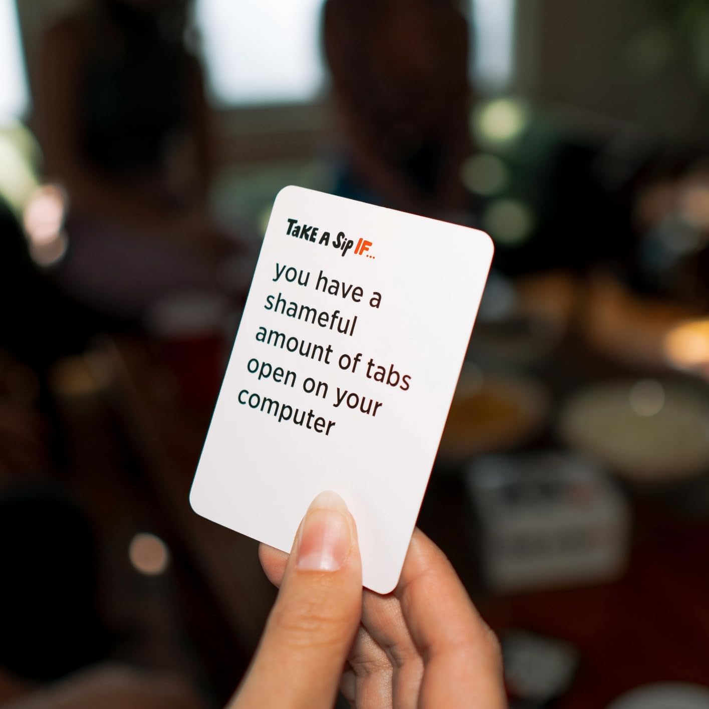 Take A Sip If… [Hilarious Party Game for Adults, Perfect for Game Night, Ice Breakers, Conversation Starter, Great for Chill Nights or Big Groups, Fun Gift for Friends, Halloween]