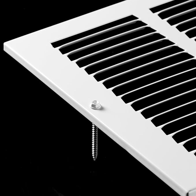 14x20 Return Air Grille(Duct Opening Size),Air Return Vent Cover,Flat Vent Cover,Rejillas De Aire Acondicionado para Casa,Return Air Grilles,Outer Dimensions:15.75"Wx21.75"H(14"Wx20"H, Duct Opening)