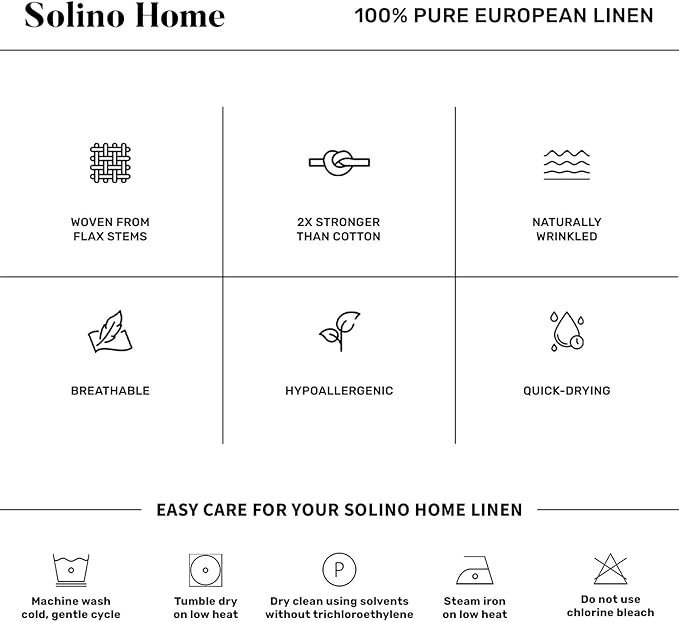 Solino Home Linen Small Table Runner 36 Inches - Athena, 100% Pure Linen Chambray Lemon Yellow Table Runner 14 x 36 Inch Ideal for Dresser and Coffee Tables, Spring, Easter