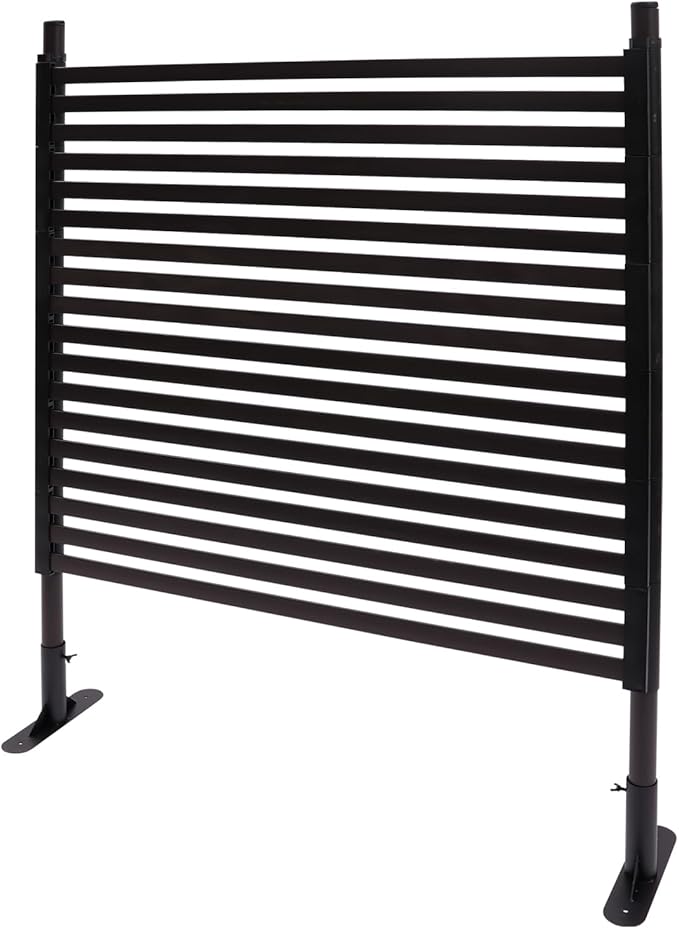 Outdoor Privacy Fence Screen, Privacy Fence Screen for Outside Decorative Privacy Screen Fence Panels, 2.95 ft W x 3.94 ft H Tall Divider for Outdoor Garden Backyard Patio Decorative, Brown, 1PC