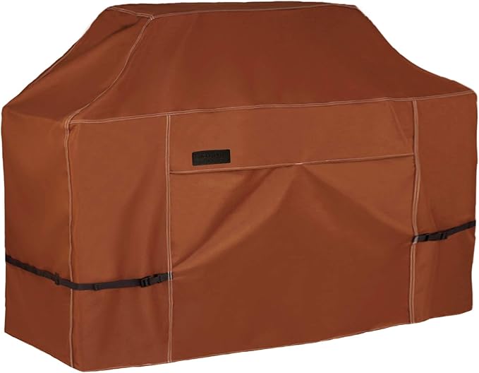 NettyPro Grill Cover Heavy Duty Waterproof 72 inch, Outdoor 3-5 Burners Gas BBQ Cover for Outside Weber, Char-Broil, Brinkmann, Nexgrill Large Barbecue, Black