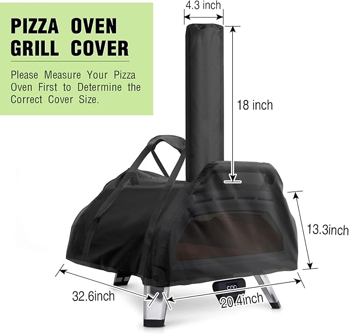 Pizza Oven Cover for Ooni Karu 2 Pro Karu 16, Waterproof Pizza Oven Cover Accessories Outdoor