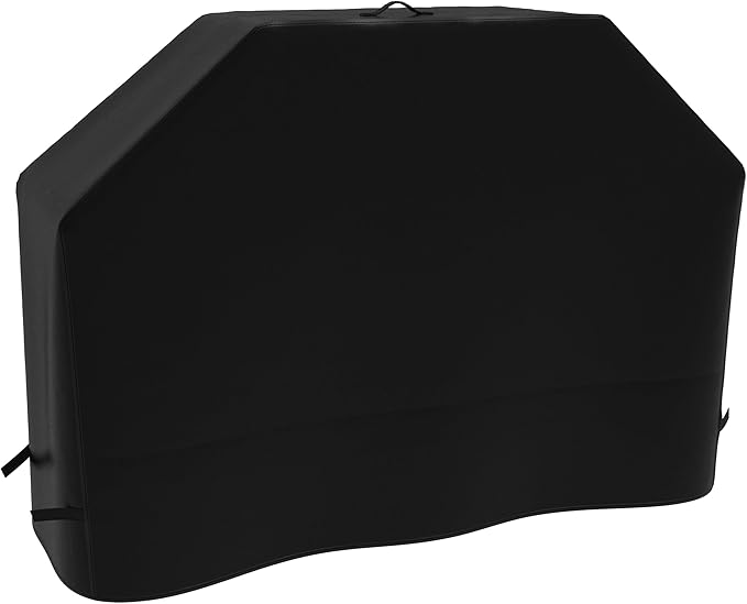 62" Heavy Duty Waterproof Gas Grill Cover fits Weber Char-Broil Coleman Gas Grill-Black, American Flag.