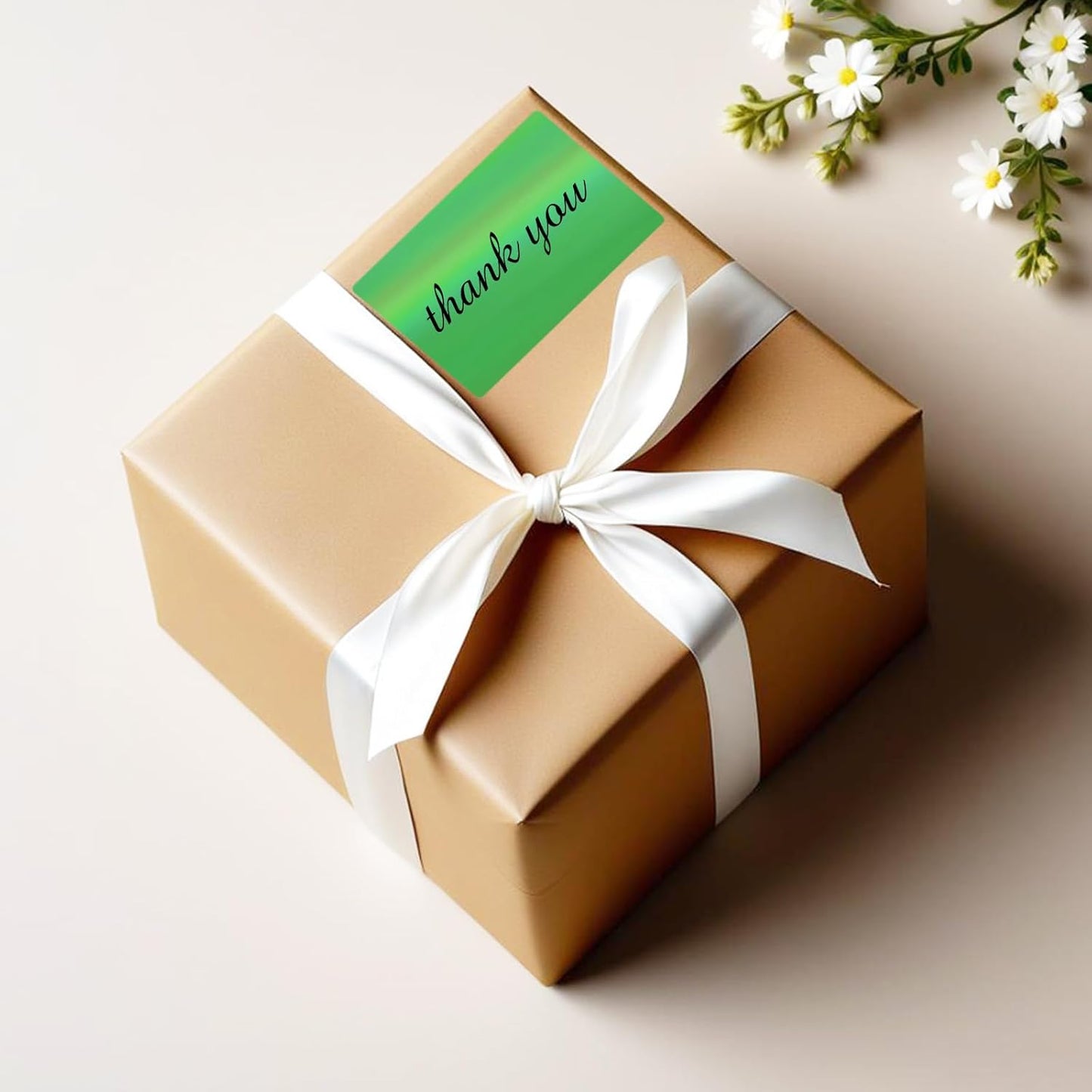 2" x 3" Holographic Thermal Label Stickers Green,Printable Rainbow Glitter Thermal Printer Sticker Labels for Gift Wrapping, Self-Adhesive Name Price Tag DIY Custom Logo Design (280 pcs)