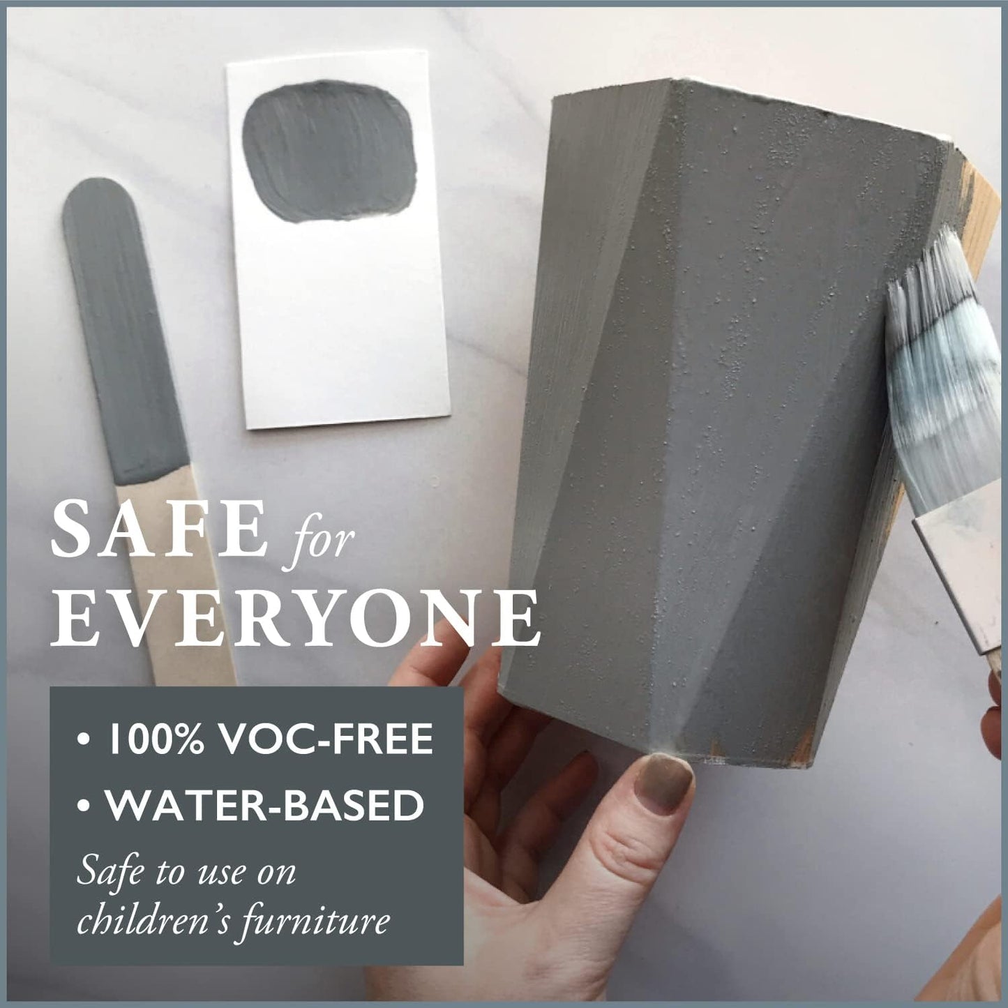 AMY HOWARD AT HOME Chalk-Based One Step Paint for Furniture, Cabinetry, Decor, Finish, and More | No Stripping, Sanding, or Priming | Medium Base | 32 Ounce | Park Avenue