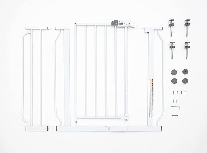 Regalo Safety 38.5 Inch Extra Wide Baby Gate for Doorways & Bottom of Stairs, Pressure Mount Safety Gate for Babies, Toddlers & Pets, Tested & Safe for 30 Years, American Designed, Family Owned