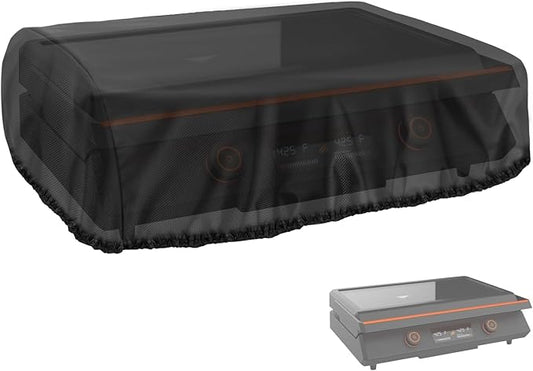Grill Cover for Blackstone E-Series 22 Inch Electric Griddle 8001, Waterproof Table Top BBQ Grill Cover for 22-Inch Blackstone, Heavy Duty Tabletop Griddle Accessories - 25" L×21" W×7" H