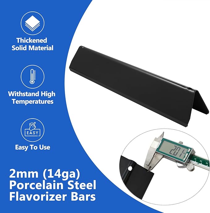Spirit E-310 Replacement Parts 7636 Flavorizer Bars 69797 Burners for Weber Spirit II Grill Parts E310 S-310 E-320 S-320 E-330 S-330 Spirit 2 GS4 Flavor Bars Burner Covers Spirit Gas Grill Parts