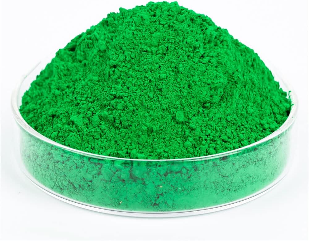 GOODTAKE Concrete Pigment, Grass Green Iron Oxide Pigment Powder, Concrete Cement Dye Color Pigment for Pastel Tile Paint Concrete Cement Mortar Grout (Grass Green, 12 oz)