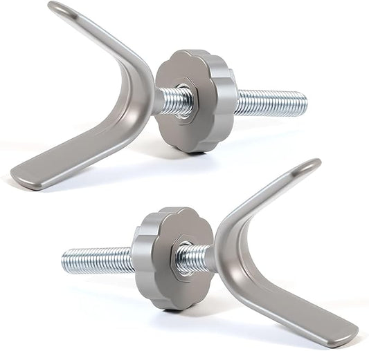 Baby Gate Y Threaded Spindle Rod Bolts M10 (10mm) Stair Banister Safety Gate Adaptors, Replacement Bolt Part for Baby & Dog Pressure Mounted Gates (2 Pack)