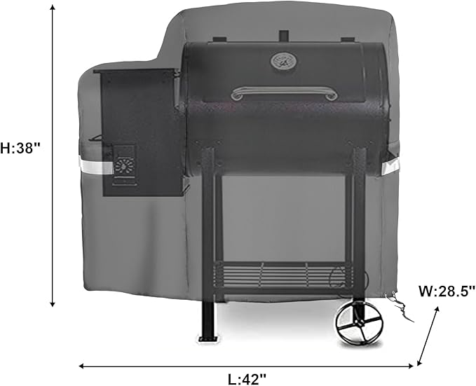 73700 Grill Cover for Pit Boss 700FB, Lexington 500, Lexington 540, Classic 700 Wood Pellet Grills, Heavy Duty 600D Waterproof Fabric BBQ Cover for Pit Boss 400FB,Pro 600 and Z Grill 550B, with Handle