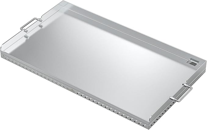 Stanbroil 36 inch Stainless Steel Flat Top Gas Grill Griddle Replacement for Blackstone 4 Burner Gas Grill Cooking Station, Flat Top Griddle with New Rear Grease Management System
