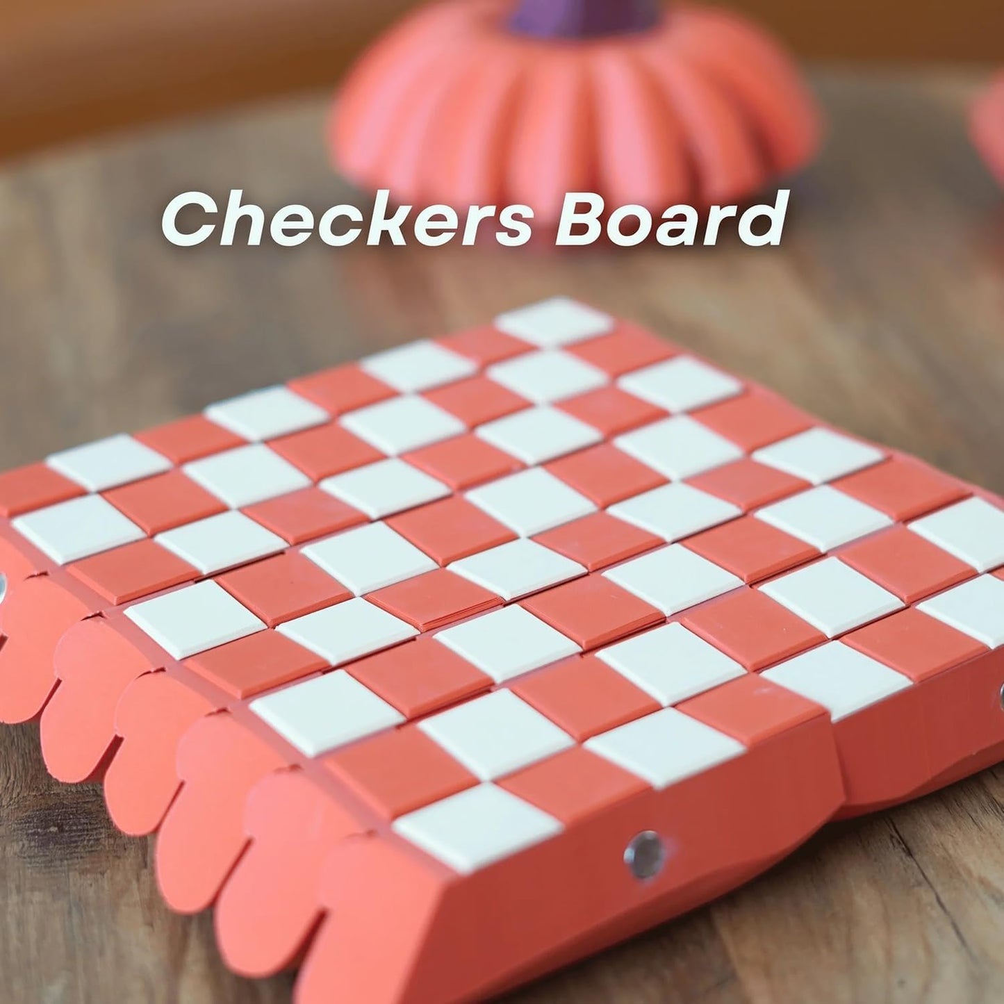Pumpkin Game Set: Magnetic Chess Checkers, Cribbage, Dice Tower, Card Holder, Gourd Gambit Pumpkin Chess Expansion Pack for Gourd Games, 3D Printing Portable Adult Pumpkin Board Game Set(#1)