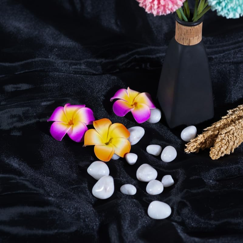 Fynite Black Organza Fabric by The Yard | 10 Yard Long | 44" Wide | Bridal Soft Sheer Organza Tulle for DIY Wedding Dress Fashion Craft Decorations