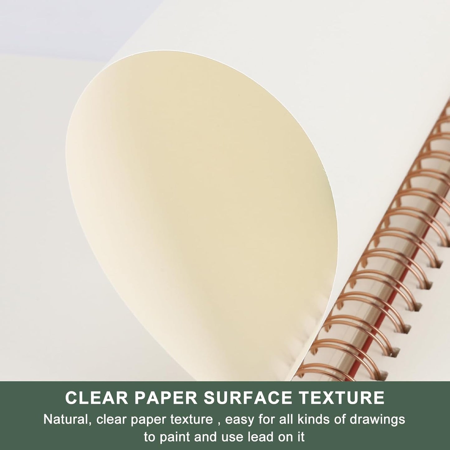 Ddaowanx Mixed Media Sketchbook, 9x12 inches Sketch Pad 60 Sheets (98lb/160gsm) Heavyweight Drawing Papers, Top Spiral Bound Hardcover Watercolor Paper, for Wet and Dry Media (1)