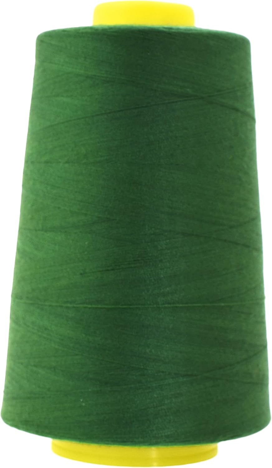 Mandala Crafts 4 Pack of Serger Threads Cones Spools - 40S/2 24000 Yards Polyester Hunter Green Threads for Sergers Machine and Overlock Quilting Sewing Machine