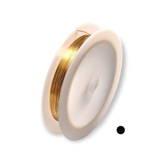 22 Gauge, Jeweler's Brass Wire, Red Brass, Round Dead Soft CDA #230 Alloy Jewelry Grade - 25FT by CRAFT WIRE