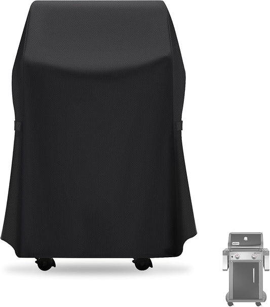 30 Inch Grill Cover for Weber Spirit 210 Series, Waterproof Small BBQ Cover for 2 Burner Grills, 7105 Cover for Weber Spirit 210 with Side Tables Down (Not Fit for Spirit II E-210 with Table Up)