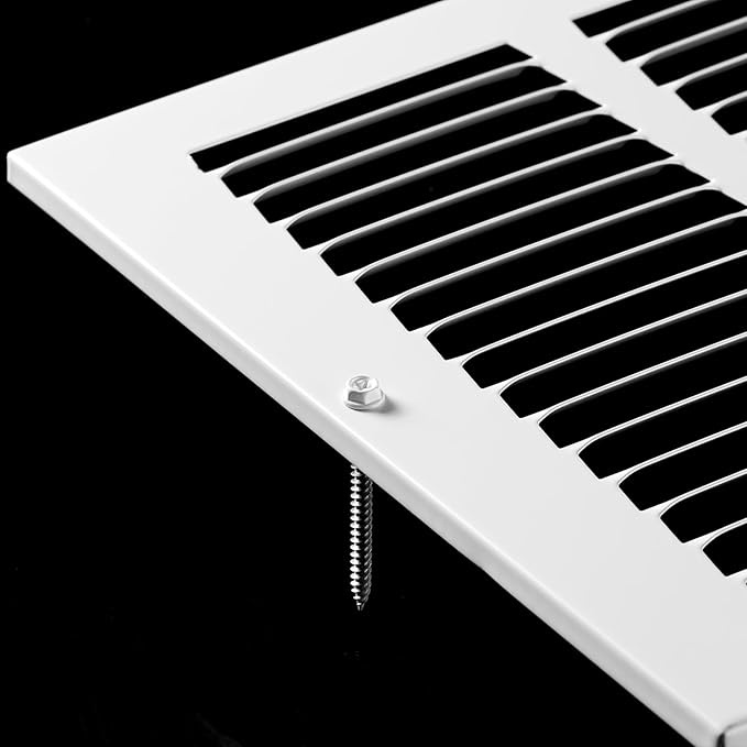 Return Air Grill 24x6(Duct Opening Size),Air Return Vent Cover,Flat Vent Cover,Rejillas De Aire Acondicionado para Casa,Return Air Grilles,Outer Dimensions:25.75"W X 7.75"H(24"W x 6"H, Duct Opening)