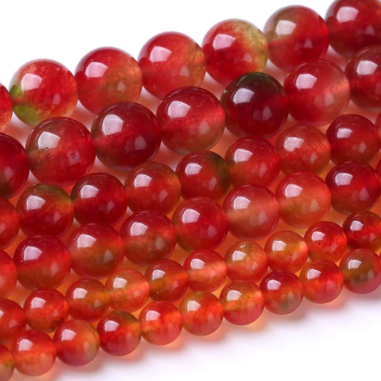 32PCS 12MM Mixed Double Chalcedony Stone Beads Energy Healing Beads for DIY Jewelry Bracelet Necklace Making for Jewelry Making 15Inch