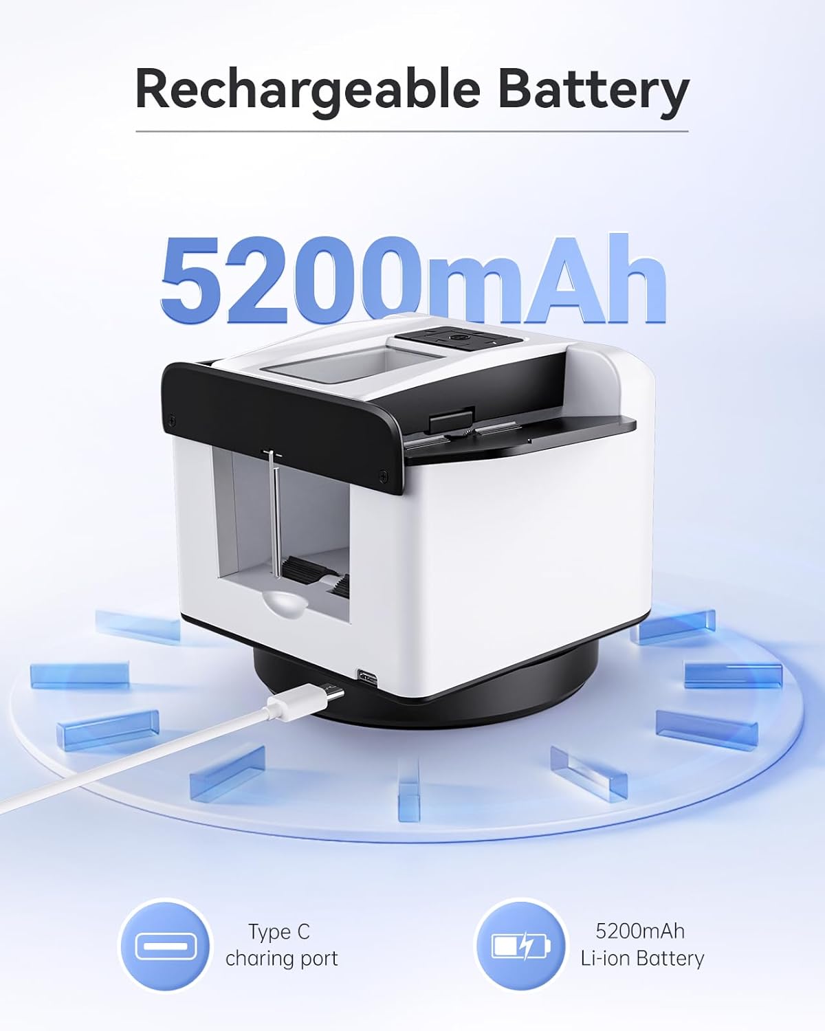 Automatic Card Shuffler and Dealer 2-in-1, 2 Deck 360° Rotating Dealing Machine for 12 Players, 4 Drawing Remotes, Rechargeable Playing Card Shuffler Machine for UNO, Poker, Phase 10