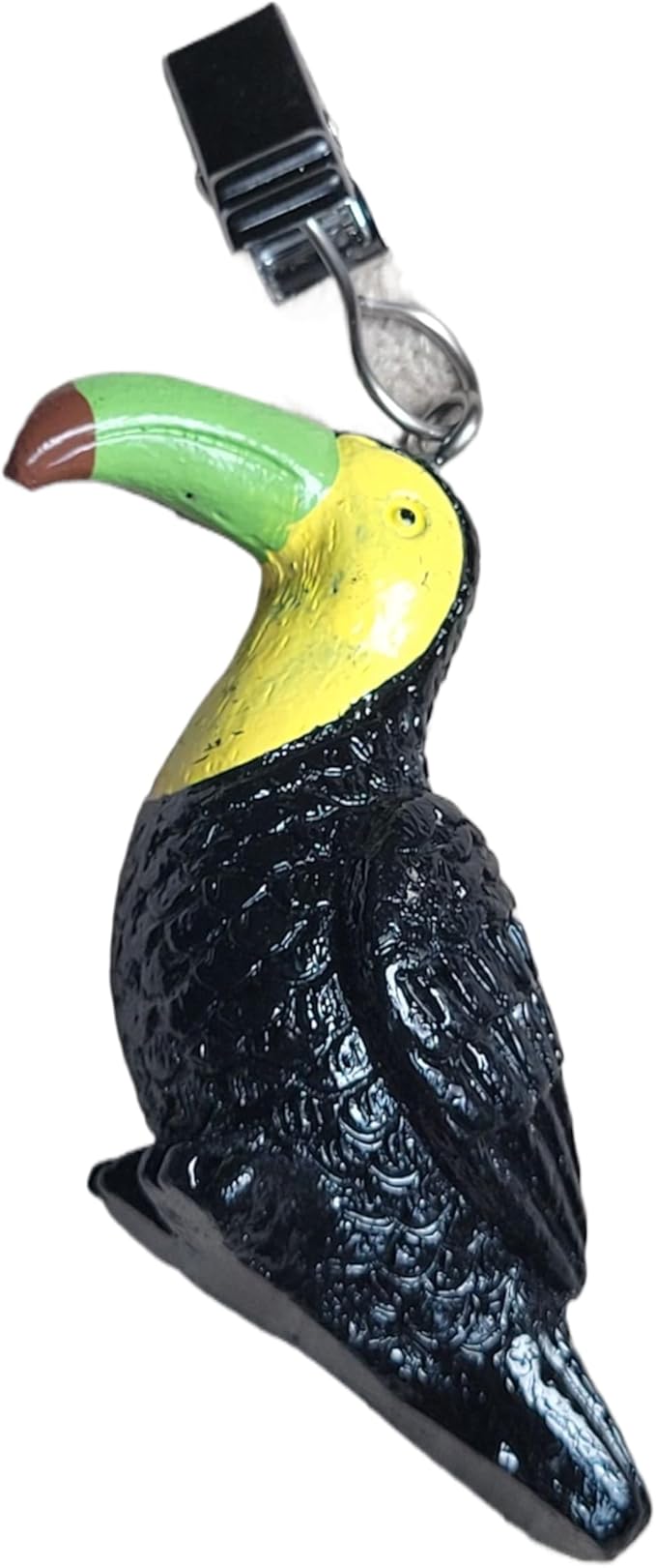 TwoFish Home Set of 4 Toucan Resin Tablecloth Weights Clips Toucan Handicraft Tablecloth Clamps Pack of 4