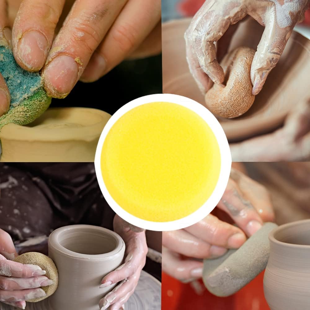 Clay Tools for Pottery Ceramic Sculpting, Yagugu 25Pcs Basic Wood Ceramics Carving Polymer Clay Tool Supplies kit Accessories for Kids, Adults and Artists Modeling Shaping Building for Art&Craft