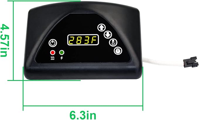 9907160014 Digital Control Board Thermostat Panel kit for Masterbuilt Electric Smoker Parts MB20071317/ 20071117/ 21071218 Top Controller Electric Smokers Grill