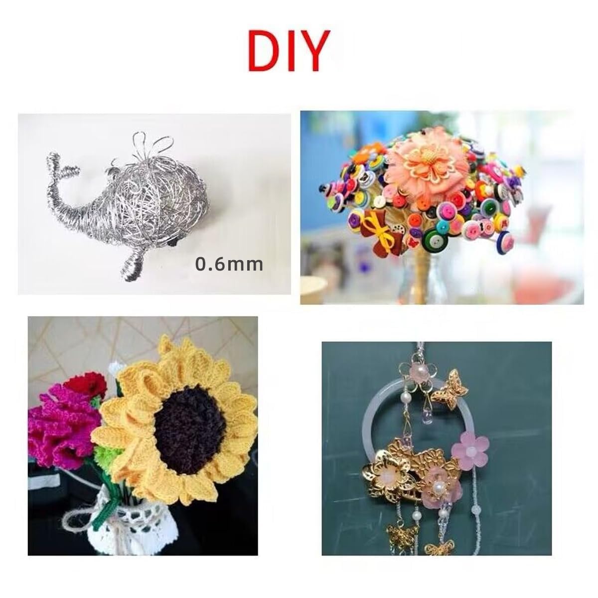 76Yards 26Gauge Coffee Colour Metal Floral Wire Flexible Paddle Florist Garden Wire for Flower Arrangement,Crafts,Christmas Wreaths Tree,Garland.