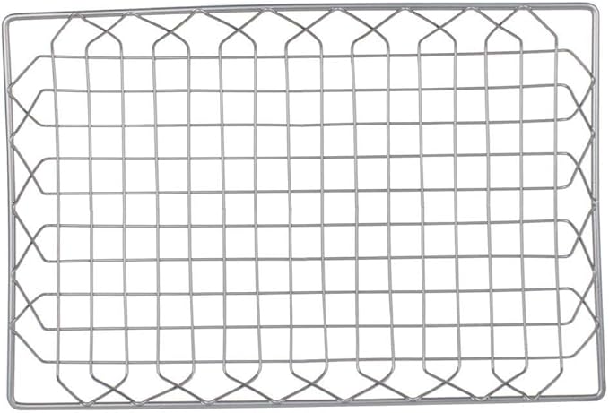 G.E.T. IR-903 Gray 18 Wire Pastry Basket, 2" Deep (fits IR-900, IR-902) Iron Powder Coated Wire Baskets Collection