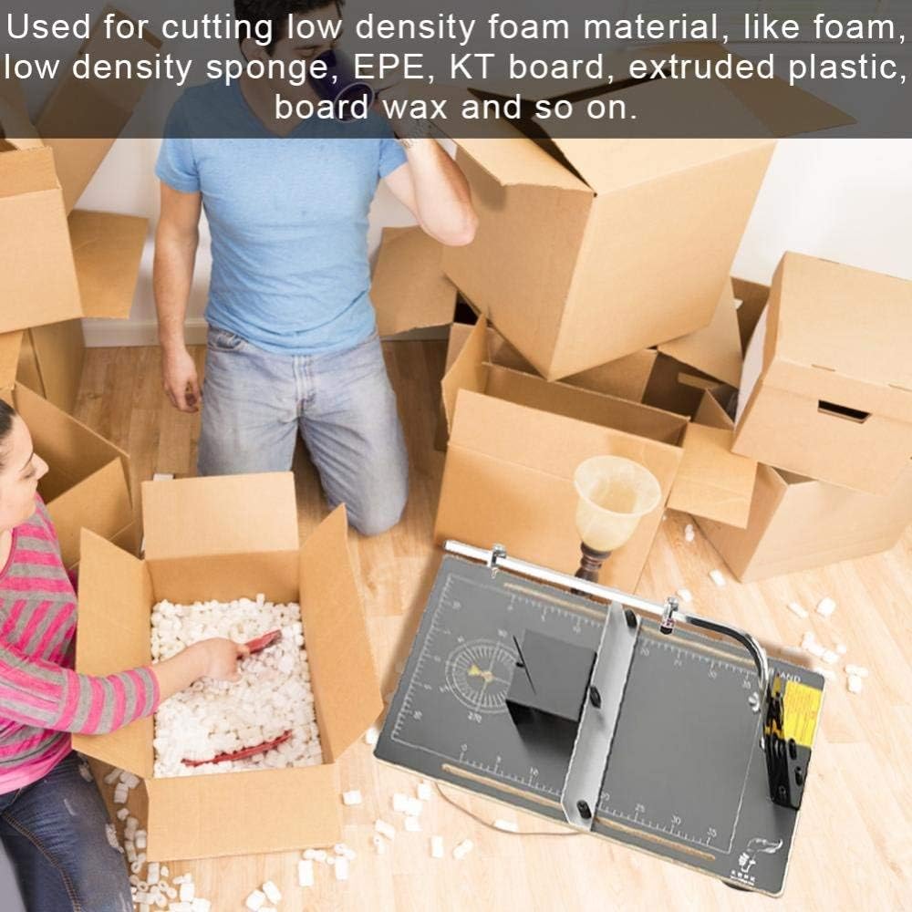 Foam Cutting Machine,Board Hot Wire Styrofoam Cutter Foam Cutting Tool Working Table Craft Machine 110V (US Stock)