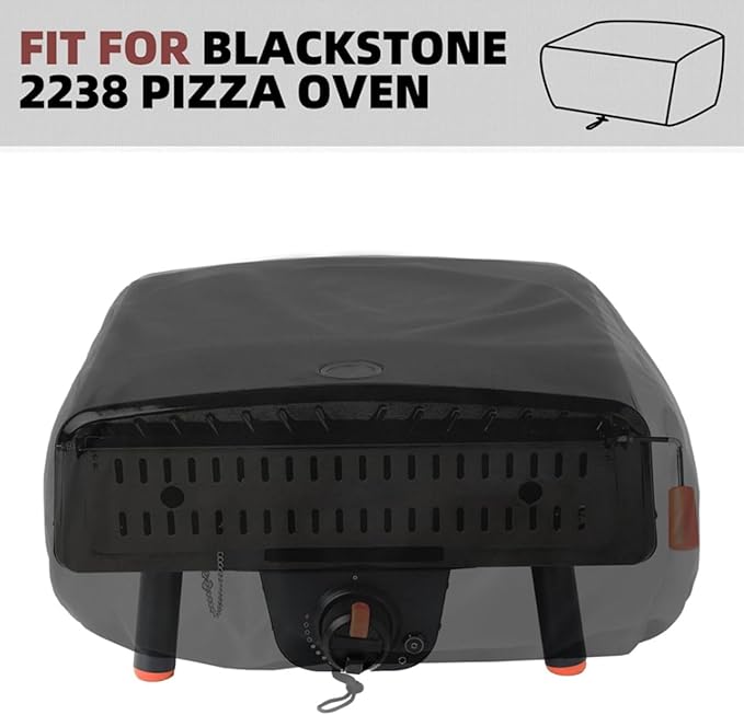Outdoor Pizza Oven Cover, Waterproof Heavy Duty Dustproof Storage Cover, Tabletop Pizza Oven Accessories With Drawstrings & Waterproof Oxford Cloth For Camping Patio Picnic Garden Outdoor