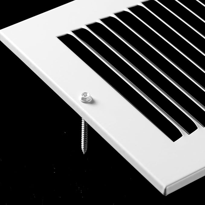 20x16 Air Return Grille(Duct Opening Size),Air Return Vent Cover,Flat Vent Cover,Rejillas De Aire Acondicionado Para Casa,Return Air Grilles,Outer Dimensions:21.75"Wx17.75"H(20"W x 16"H, Duct Opening)